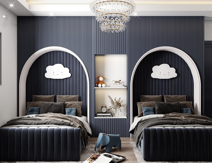 Thiết kế nội thất phòng ngủ cho 2 bé trai: xu hướng và hướng dẫn chi tiết năm 2025